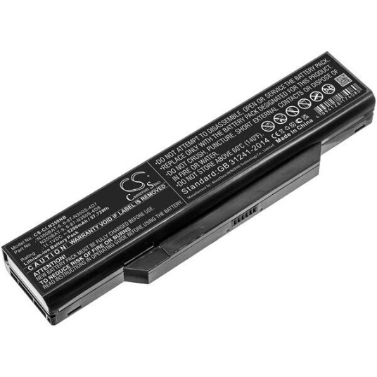 Clevo N350DW batteri (5200 mAh 11.1 V, Sort)
