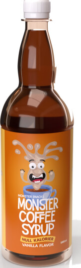Monster Zero Coffee Syrup Vanilla 1000ml Monster Zero Coffee Syrup Vanilla 1000ml