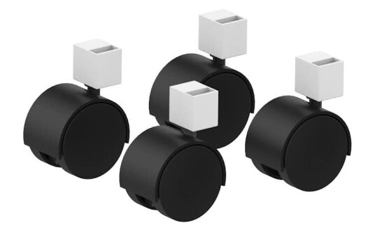 Lundbergs Hjul Lundbergs Wide til Stativ Svart 4 Pk 72085