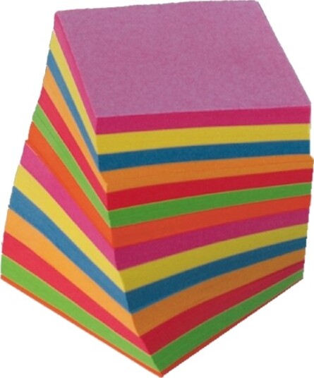 Kubus Refill 9X9cm Limet Farvet 12 Stk.