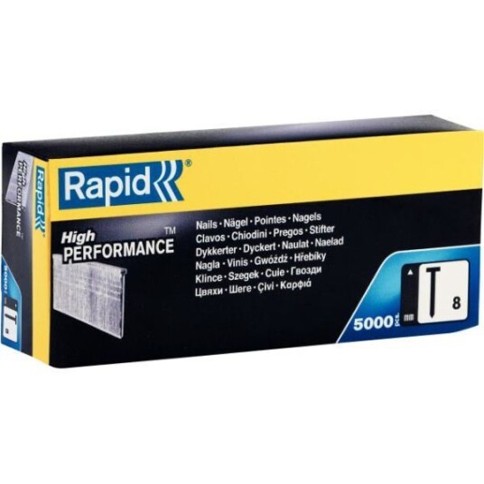 Rapid Nr 8 Dykkert 19 mm - 5000-pakning Galvanisert Metall til Elektroverktøy