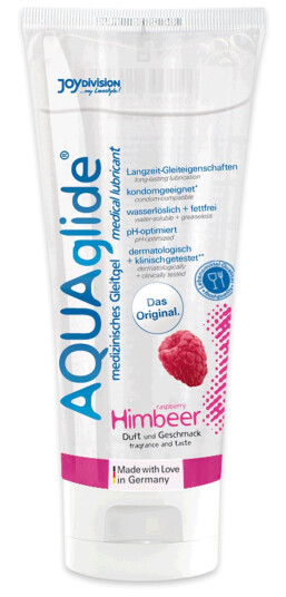 Aquaglide Glidemiddel med Smak 100 ml - Clear