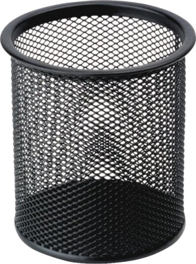 Penneholder Tråd Metal Sort Ø90 Mm H:100 Mm