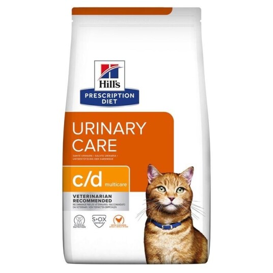 Hill's Feline c/d Multicare Tørrfôr med Kylling 1,5 kg - Urinveispleie for Katter