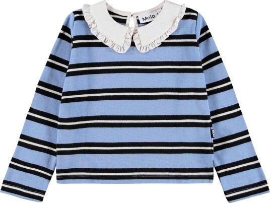 Molo Genser Rama Topas Stripe Molo 10 år (140) Genser Brun Hvit Lyseblå Svart Molo Genser Rama Topas Stripe Molo 10 år (140) Genser Brun Hvit Lyseblå Svart