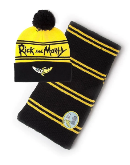 Rick And Morty Gavesett Banana  Voksen 100% polyakryl