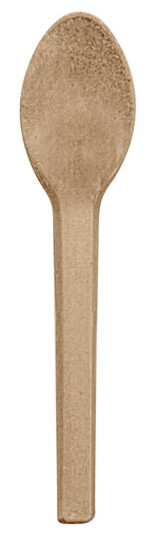 Refork Gjenbrukbar teskje Refork; 12 cm (L); Brun; 25 Stykk / Forpakning