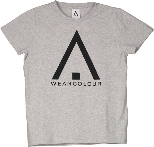 Wearcolour Patch T-Shirt Grey Melange 160 Wearcolour Patch T-Shirt Grey Melange 160