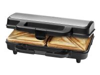ProfiCook PC-ST 1092 - Sandwichmaskin - 900 W - rustfritt stål / svart ProfiCook PC-ST 1092 - Sandwichmaskin - 900 W - rustfritt stål / svart