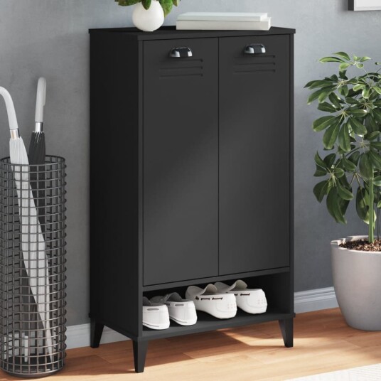  Skoskap VIKEN svart heltre furu 8721012310230