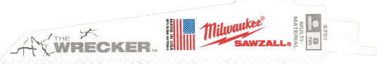 Milwaukee Stikksagblad Med Breaker 150 Mm 7/11T (5 Stk.)