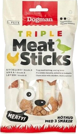 Dogman Triple Meat Sticks S 100G Dogman Triple Meat Sticks S 100G
