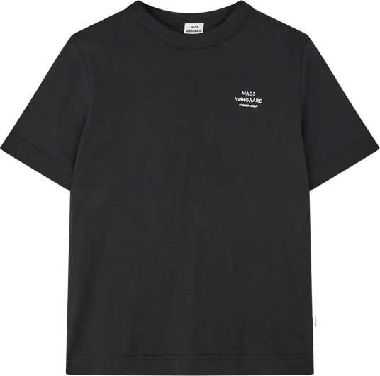 Mads Nørgaard Cotton Jersey Theo Tee BLACK 176