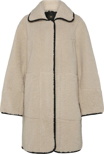 Lee Jeans Teddy Coat Cream L x 00