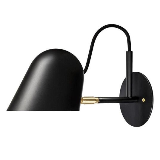 Örsjö Streck Vegglampe Sort