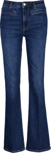 Gant Slim Flare Monogram Jeans   Blue   26