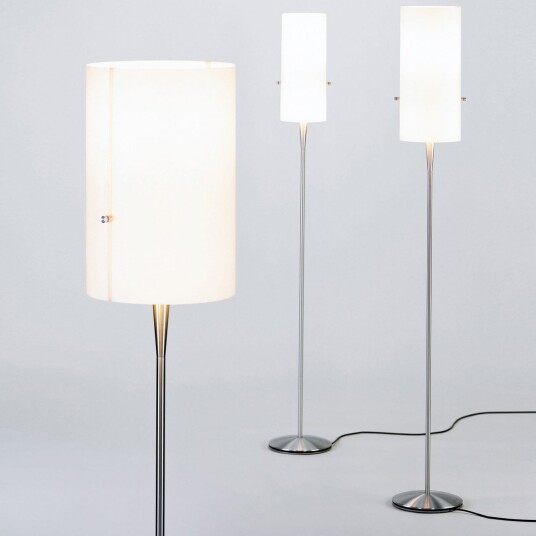 Gulvlampe Serien Lighting Club M dimmbar Hvit Stue Metall Design 170 Hvit
