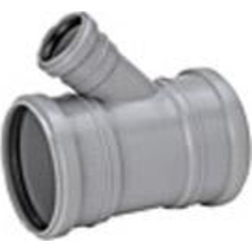 Wafix Plus grå grenrør 110/50 mm - 45 gr. Wafix Plus grå grenrør 110/50 mm - 45 gr.