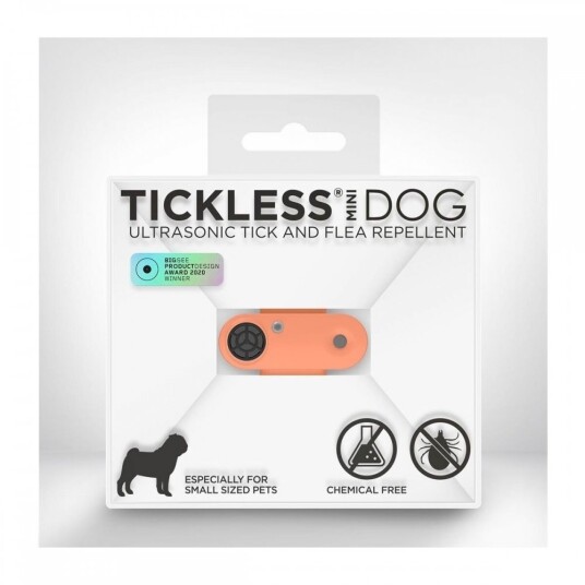 Tickless Mini Dog Elektronisk Flåttavviser (Korall) Tickless Mini Dog Elektronisk Flåttavviser (Korall)