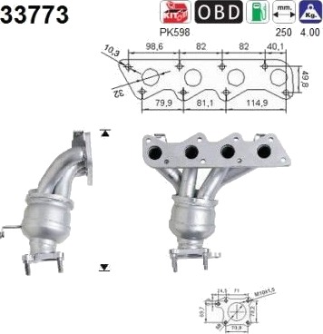 Katalysator AS 33773