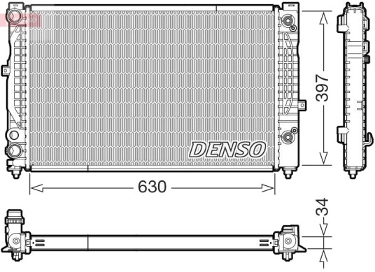 DENSO DRM32056 Radiator motorkjøling