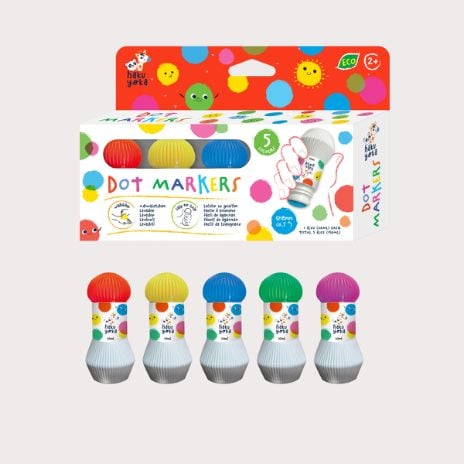 Haku Yoka Dot Markers 5 x Bright Colours 59CP233112