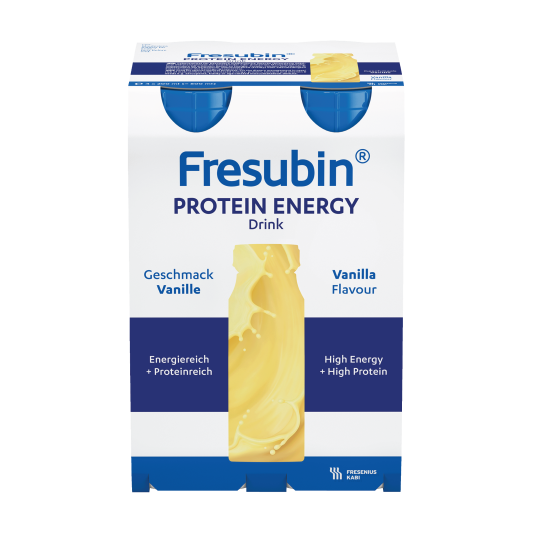 Fresubin Protein Energy Drink Næringsdrikk Vanilje 4x200 ml Fresubin Protein Energy Drink Næringsdrikk Vanilje 4x200 ml