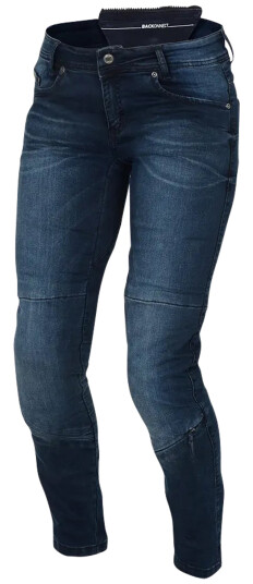Macna MC-Jeans Jenny Dame Flat Blå Macna MC-Jeans Jenny Dame Flat Blå