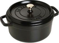 Staub Rund gryte 3,8 L Sort 1721247-03-0 1721247-02-0 Staub Rund gryte 3,8 L Sort 1721247-03-0 1721247-02-0