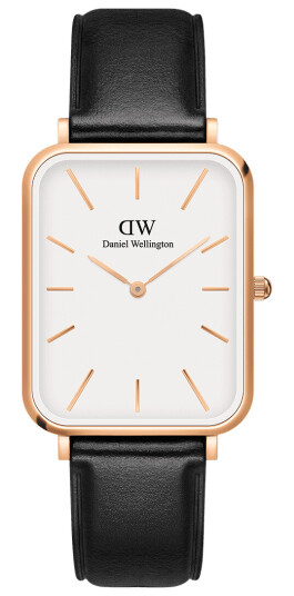 Daniel Wellington DW Klokke Quadro Pressed Sheffield 29x36.5mm Roségull