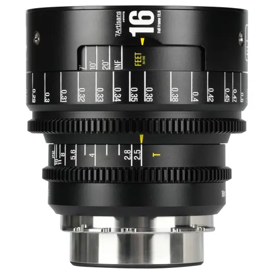 7Artisans INFINTE 16mm T2.5 Cine Lens ARRI PL Black 7Artisans INFINTE 16mm T2.5 Cine Lens ARRI PL Black