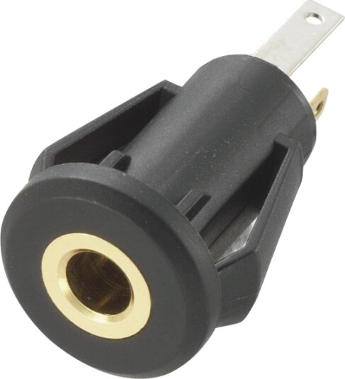 Tru Components 718587 3,5 Mm Jackplugg Vertikal Montering 3-Polet Stereo Svart 1 Stk.