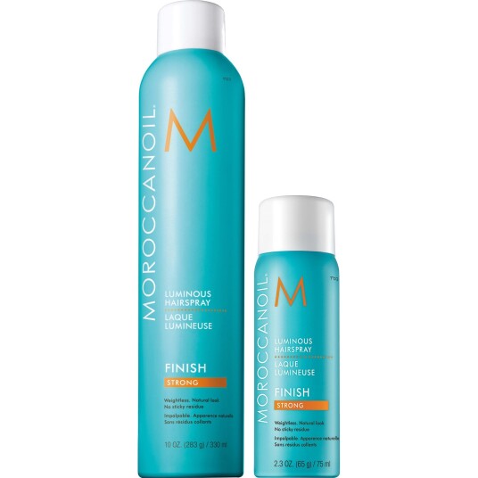 Moroccanoil Luminous Hairspray Strong 330 ml & Travel size 75 ml Moroccanoil Luminous Hairspray Strong 330 ml & Travel size 75 ml