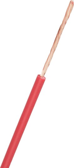 Nexans Koblingskabel 11183171-003-05 Rk 90°C (H05V2-K) Rk 0,75, Rød, Bobin 500 m