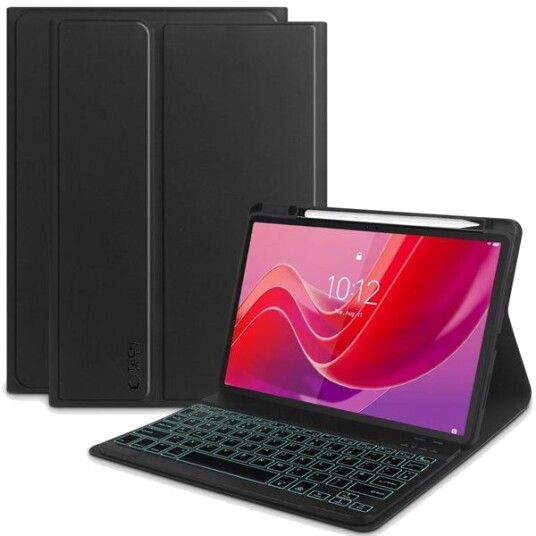 Tech-Protect Tastaturdeksel med Pen til Lenovo Tab M11 11" TB-330 Svart