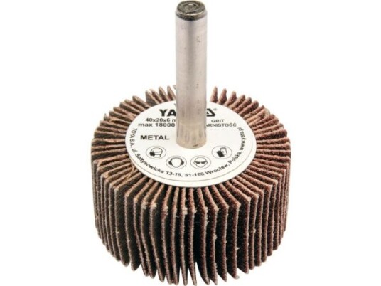 Yato Lamellesliper 40mm Kornstørrelse 40 Elektroverktøy tilbehør YT 83351 Yato Lamellesliper 40mm Kornstørrelse 40 Elektroverktøy tilbehør YT 83351