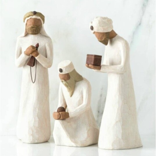 Willow Tree julekrybbe: De tre vise menn