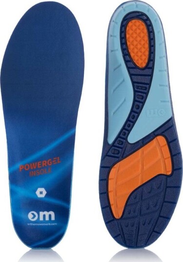 Ortho Movement Powergel Insole Blue 41-43, Blue