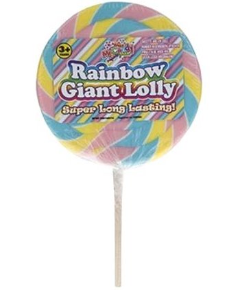 Stor Pastell Regnbuefarget Kjærlighet på Pinne 11 cMr. Candy Stor Pastell Regnbuefarget Kjærlighet på Pinne 11 cMr. Candy