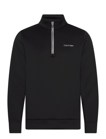 Calvin Klein Golf Scuba 1/4 Zip   Black   M