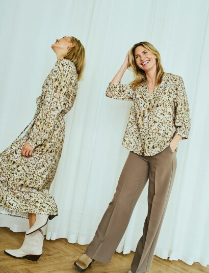 FREE/QUENT Fqjuleen-Blouse - Beige - XXL