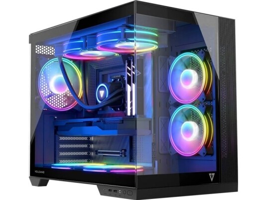 Modecom Panorama Apex 7F ARGB Midi Kabinett Grå