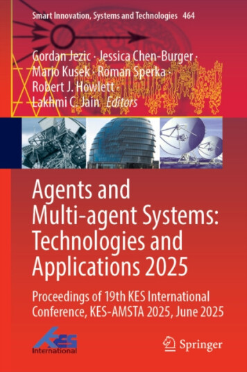 Agents and Multiagent Systems: Technologies and Applications 2025 Proceedings of 19th KES International Conference, KESAMSTA 2025, June 2025