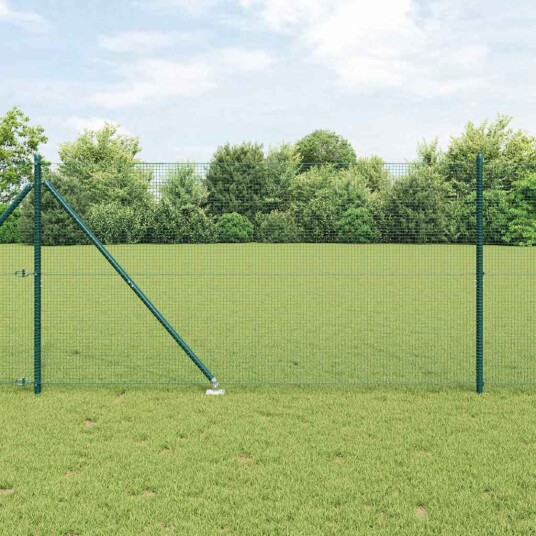 Gjerde med innlegg. grønn 1.4 x 50 m Stål