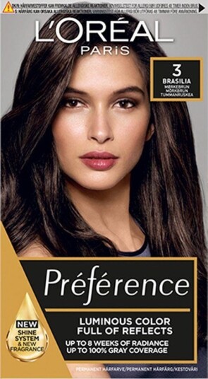 L'Oreal Paris Hårfarge L'Oréal Paris Préférence Core Récital 3 Brasil Dark/Brown L'Oreal Paris Hårfarge L'Oréal Paris Préférence Core Récital 3 Brasil Dark/Brown