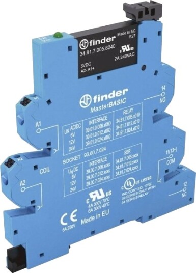 Finder Halvlederrelé 39.00.7.012.9024 10 2 A Koblingsspenning Maks. 24 V/Dc 1 Stk