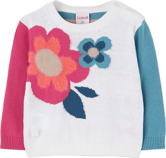 Boboli Knitwear Pullover For Girl Bci OFF WHITE 116