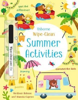 WipeClean Summer Activities