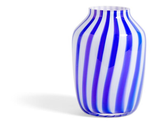 HAY Juice vase Blue, glass, high HAY Juice vase Blue, glass, high