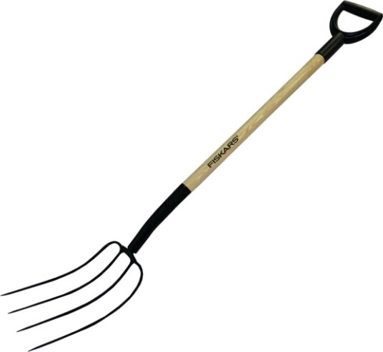 Fiskars 4 Tanns Rive Med Trehåndtak 1023112 Fiskars 4 Tanns Rive Med Trehåndtak 1023112